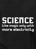 Camiseta CIENCIA Como magia solo con más electricidad