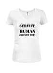 Camiseta SERVICIO HUMANO (NO MASCOTA)