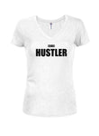 (SIDE) HUSTLER Juniors V Neck T-Shirt
