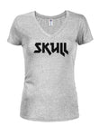 SKULL T-Shirt Col V Juniors