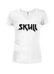 SKULL T-Shirt Col V Juniors