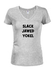 SLACK JAWED YOKEL T-shirt à col en V pour juniors