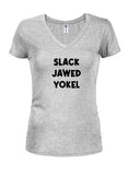 SLACK JAWED YOKEL T-shirt à col en V pour juniors