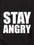 STAY ANGRY Kids T-Shirt