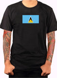 Saint Lucian Flag T-Shirt