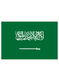 Camiseta de la bandera de Arabia Saudita