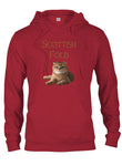 Camiseta de gato plegable escocés
