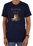 Camiseta de gato plegable escocés