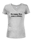 Scrappy Doo était une chienne T-shirt col en V pour juniors