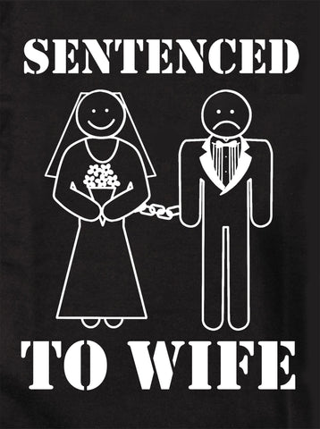 T-shirt Condamné à sa femme
