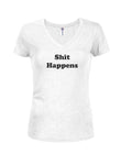 Shit Happens T-shirt à col en V pour juniors