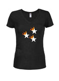 Shooting Stars Juniors V Neck T-Shirt
