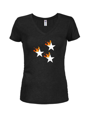 Shooting Stars Juniors V Neck T-Shirt