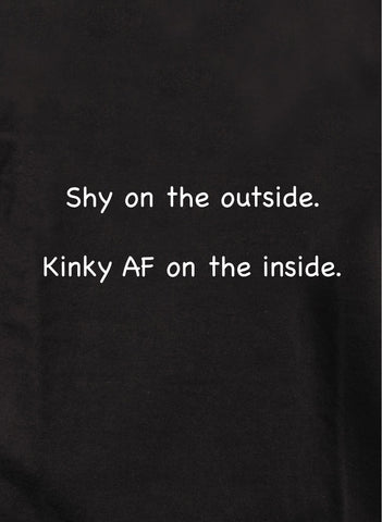 Shy on the Outside Kids T-Shirt