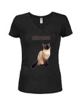 Chat siamois T-shirt col en V junior