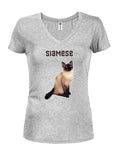 Chat siamois T-shirt col en V junior