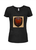 Sigil du Royaume du Dragon T-shirt à col en V pour juniors