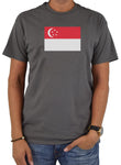 Camiseta de la bandera de Singapur