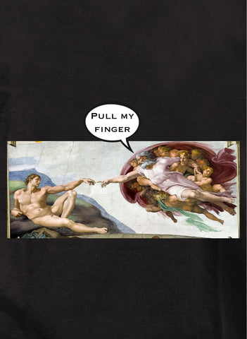 Sistine Chapel Pull My Finger Kids T-Shirt