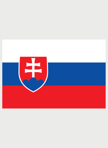T-shirt drapeau slovaque
