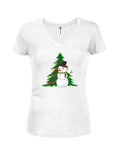 T-shirt bonhomme de neige de Noël