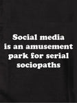 Social media is an amusement park T-Shirt