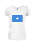 Somali Flag Juniors V Neck T-Shirt