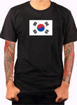 Camiseta de la bandera de Corea del Sur