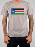 Camiseta de la bandera de Sudán del Sur