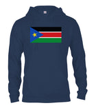 Camiseta de la bandera de Sudán del Sur