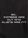 So zombies are out and aliens are in Kids T-Shirt