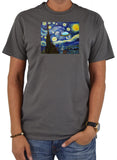 Camiseta OVNI de noche estrellada