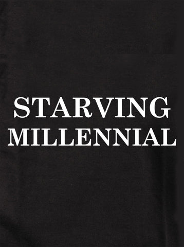 Millennial hambriento Camiseta para niños