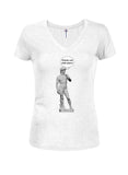 Statue of David Check out mah pecs! Juniors V Neck T-Shirt