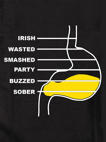 Stomach Layers of Drinking Kids T-Shirt
