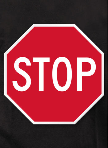 Stop Sign Kids T-Shirt