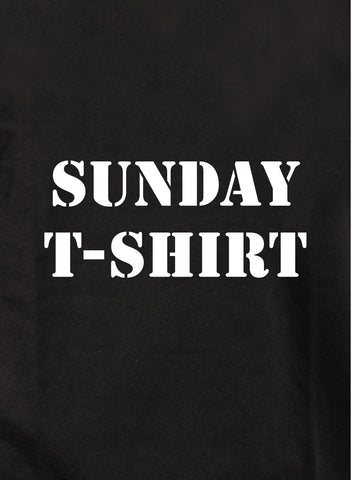 Sunday Kids T-Shirt Kids T-Shirt