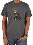 Camiseta de gato atigrado