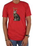 T-shirt chat tigré