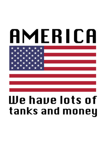 Tanks and Money Kids T-Shirt