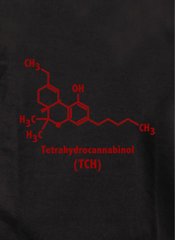 Tetrahydrocannabinol (THC) Kids T-Shirt