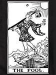 Tarot Card - The Fool Monotone T-Shirt - Five Dollar Tee Shirts