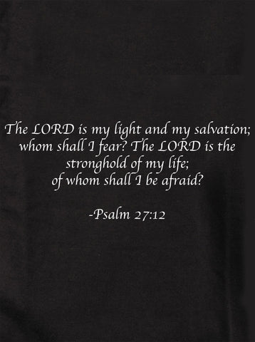 Camiseta El Señor es mi luz y mi salvación