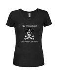 Les Pirates sont là T-shirt col en V junior