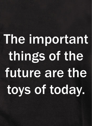 The important things of the future Kids T-Shirt