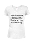 The important things of the future Juniors V Neck T-Shirt