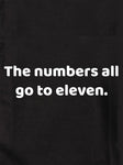 The numbers all go to eleven Kids T-Shirt