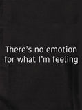 There's no emotion for what I'm feeling T-Shirt
