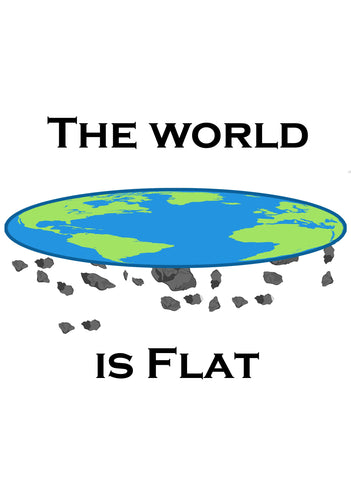 The world is flat Kids T-Shirt