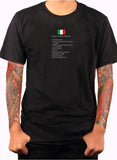T-shirt Choses à faire lors d'une visite en Italie